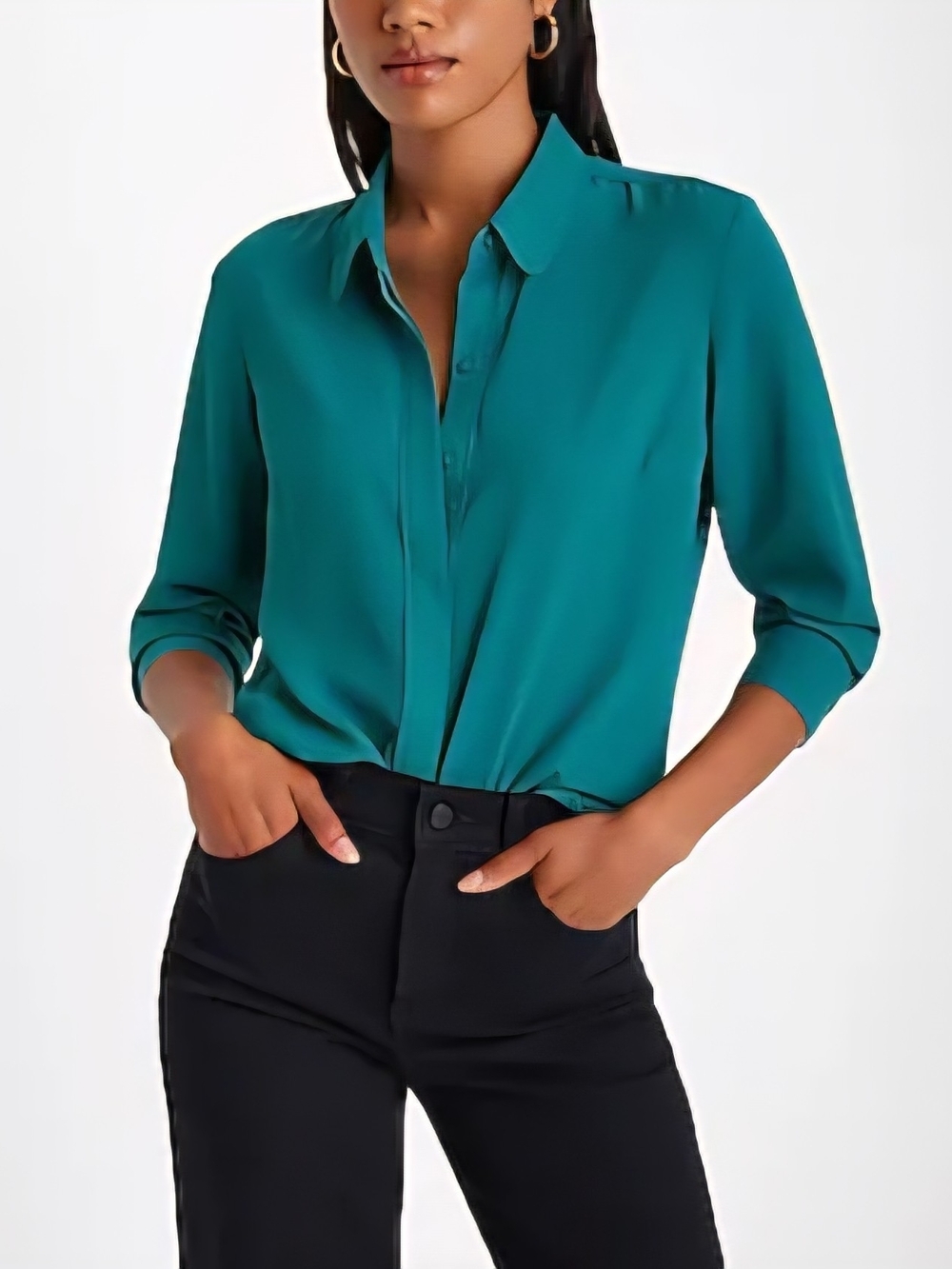 Express Georgette Portofino Shirt